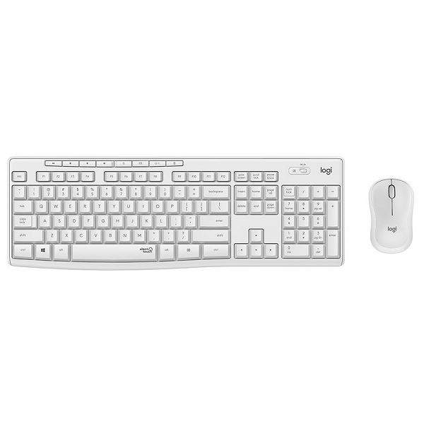 LOGITECH MK295 Silent Wireless Combo - OFF WHITE - US INTL - 2.4GHZ  - INTNL