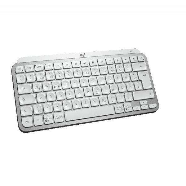 LOGITECH MX Keys Mini Minimalist Wireless Illuminated Keyboard - PALE GREY - US INTL - 2.4GHZ/BT - INTNL