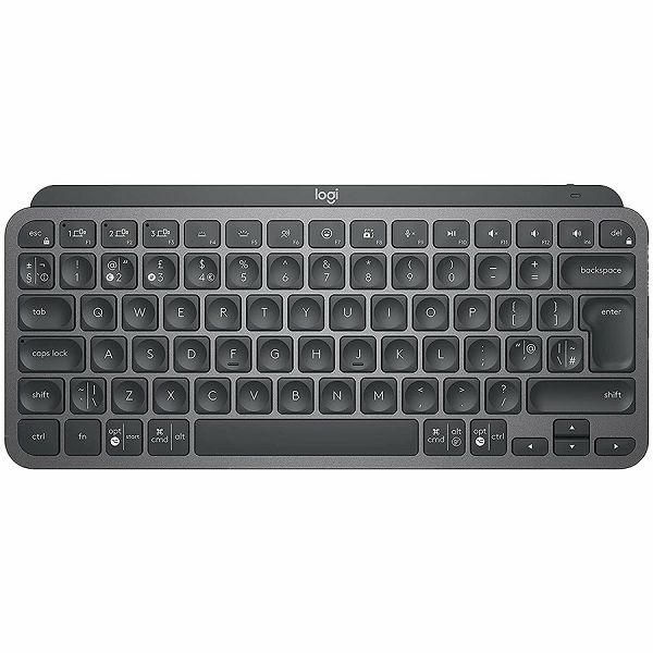 LOGITECH MX Mechanical Mini Minimalist Wireless Illuminated Keyboard  - GRAPHITE - US INTL - 2.4GHZ/BT - EMEA - TACTILE