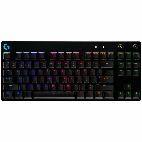 LOGITECH G PRO X TKL LIGHTSPEED Mechanical Gaming Keyboard - BLACK - US INTL - TACTILE