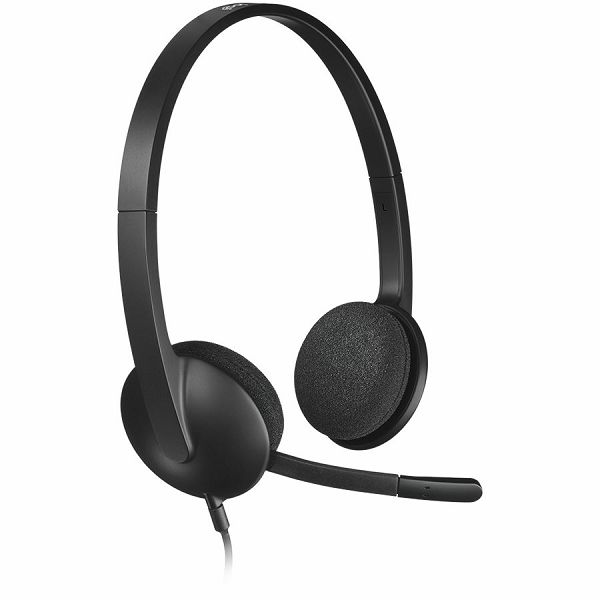 LOGITECH Corded USB Headset H340 - EMEA - BLACK