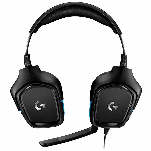 LOGITECH G432 7.1 Surround Sound Wired Gaming Headset - LEATHERETTE - USB - EMEA