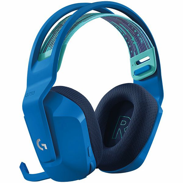 LOGITECH G733 LIGHTSPEED Wireless RGB Gaming Headset - BLUE - 2.4GHZ - EMEA