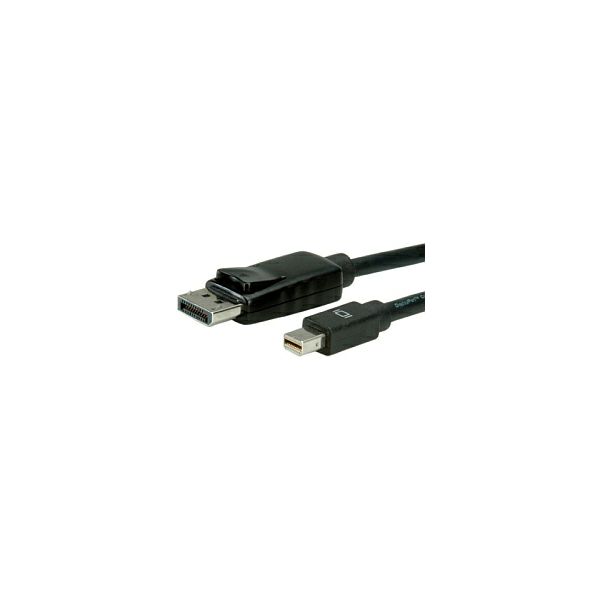 Roline VALUE DisplayPort kabel, DP M na mini DP M, 1.0m 