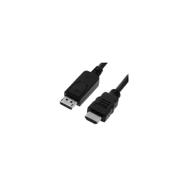 Roline VALUE DisplayPort kabel v1.1, DP(M) - HDMI(M)-TV, 2.0m