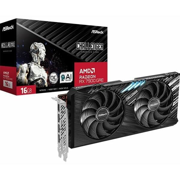 Asrock Radeon RX 7900 GRE Challenger 16GB OC, 16GB GDDR6