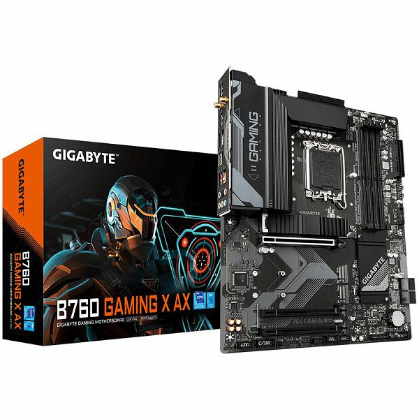 GIGABYTE MB B760 LGA1700 4 x DDR5 3 x M.2 4 x SATA 1 x DisplayPort 1 x HDMI port ATX