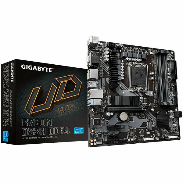 GIGABYTE Main Board Desktop B760M DS3H DDR4