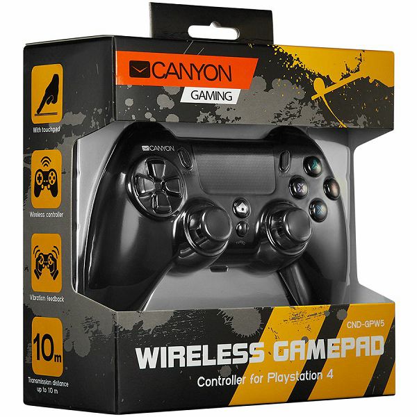 CANYON Wireless Gamepad With Touchpad For PS4