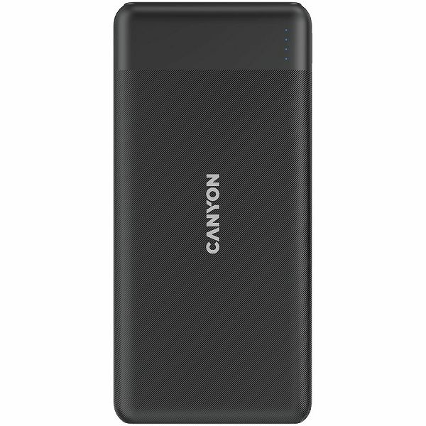 CANYON PB-109 Power bank 10000mAh Li-poly battery, Input Lightning &Type C  : 5V/2A, 9V/2A PD 18W(Max), Output Type C 5V/3A,9V/2.2A,12V/1.5A 20W,  Output USB A:5V3A,9V2A,12V1.5A,18W quick charging cab