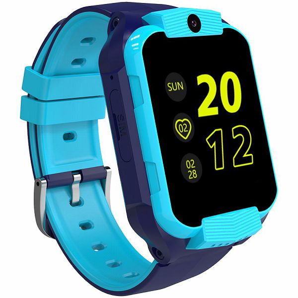 Kids smartwatch Canyon Cindy KW-41, 1.69"IPS colorful screen 240*280, ASR3603C, Nano SIM card, 192+128MB, GSM(B3/B8), LTE(B1.2.3.5.7.8.20) 680mAh battery, built in TF card: 512MB, Blue, host: 53.3*42.