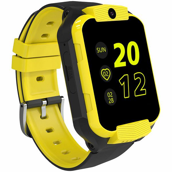 Kids smartwatch Canyon Cindy KW-41, 1.69"IPS colorful screen 240*280, ASR3603C, Nano SIM card, 192+128MB, GSM(B3/B8), LTE(B1.2.3.5.7.8.20) 680mAh battery, built in TF card: 512MB, Yellow, host: 53.3*4