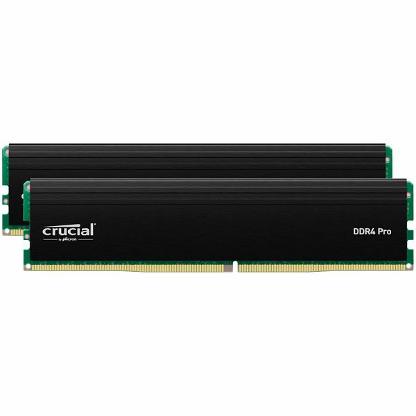 Crucial Pro 32GB Kit (2x16GB) DDR4-3200 UDIMM CL22 (8Gbit/16Gbit), EAN: 649528937780