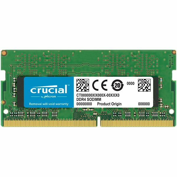 CRUCIAL 32GB Single DDR4 3200MHz SODIMM