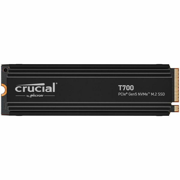 Crucial T700 4TB PCIe Gen5 NVMe M.2 SSD with heatsink, EAN: 649528936738