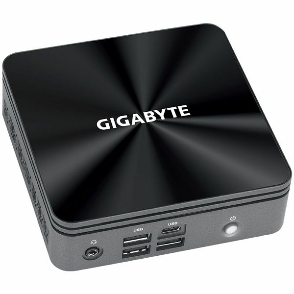 GIGABYTE BRIX slim, Intel Core i3-10110, UHD Graphics 620, 2xDDR4 SODIMM 2666Mhz (Max. 64GB), 1xM.2 slot, 2xHDMI, 5xUSB3.2, 1xUSB Type-C, Intel 1GbE, Intel 3168 WiFi+BT, VESA Bracket