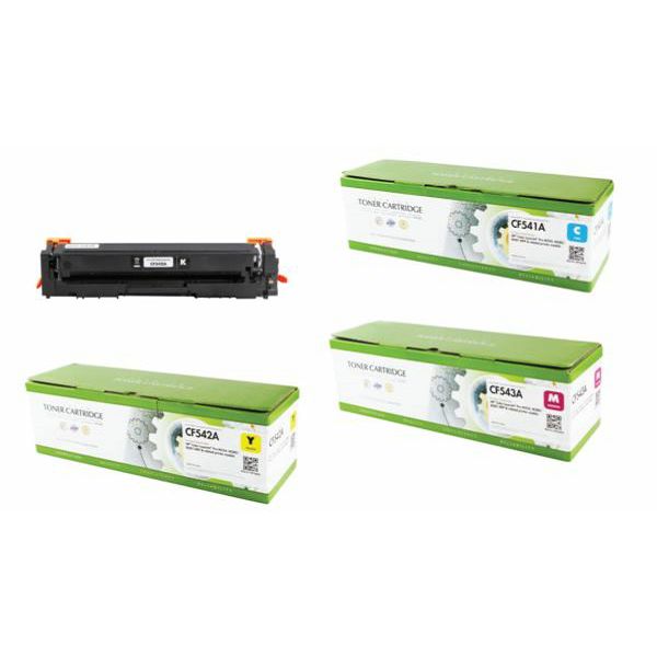 Toner Static Control HP CF540A (203A) BUNDLE