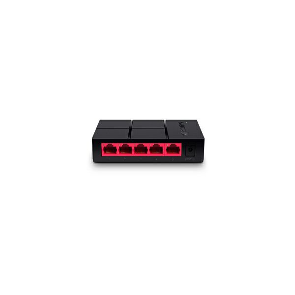 Mercusys 5-port Gigabit mini Desktop preklopnik (Switch), 5×10/100/1000M RJ45 ports, plastično kućište