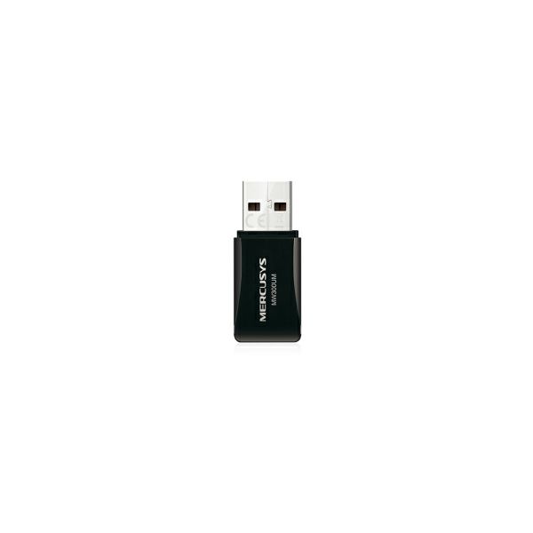 Mercusys bežični USB mini adapter 300Mbps (2.4GHz), 802.11n/g/b, WPS tipka