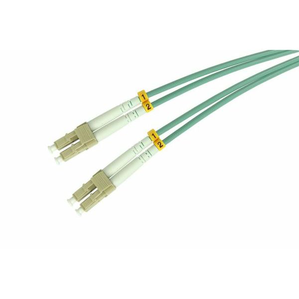 NFO Patch cord, LC-LC, Multimode 50 125, OM3, 3mm, Duplex, 10m