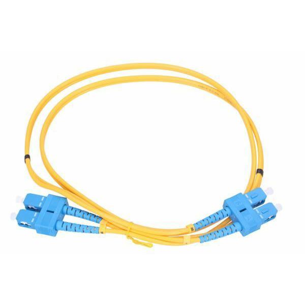 NFO Patch cord, SC UPC-SC UPC, Singlemode 9 125, G.657.A2, 2mm, Duplex, 3m
