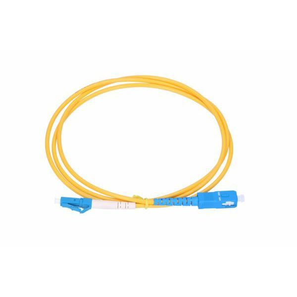 NFO Patch cord, LC UPC-SC UPC, Singlemode 9 125, G.652D, Simplex, 10m