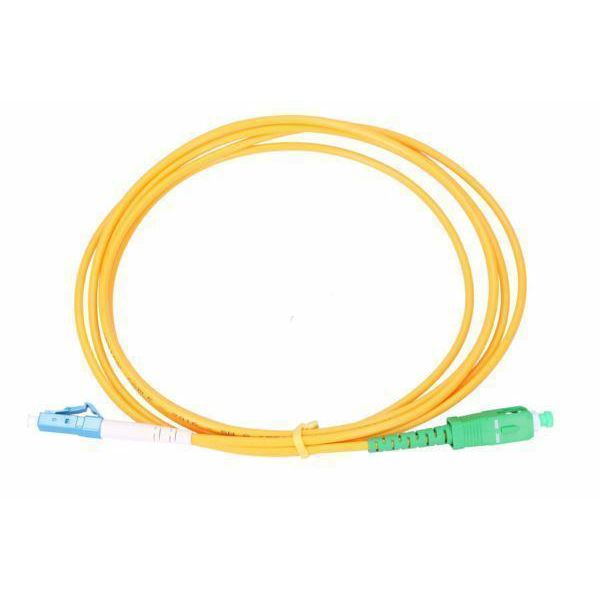 NFO Patch cord, LC UPC-SC APC, Singlemode 9 125, G.652D, Simplex, 2m