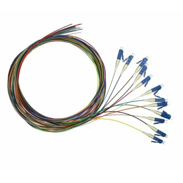 NFO Fiber optic pigtail LC UPC, SM, G.652D, 900um 1.5m, 12pcs