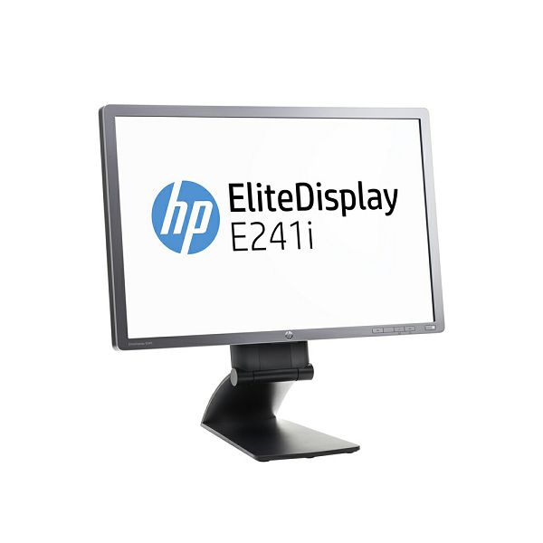 LCD HP EliteDisplay 24" E241i; black/gray;1920x1200, 1000:1, 250 cd/m2, VGA, DVI, DisplayPort, USB Hub, AG