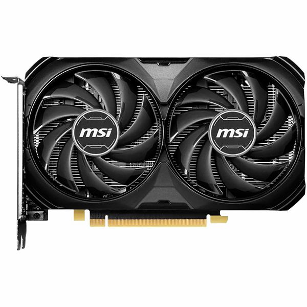 MSI Video Card NVidia RTX 4060 VENTUS 2X BLACK 8G OC (8GB GDDR6/128bit, PCI-E 4.0 x8, 1x8 pin, Retail)