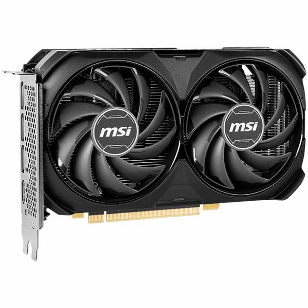 MSI Video Card NVidia RTX 4060 VENTUS 2X BLACK 8G OC (8GB GDDR6/128bit, PCI-E 4.0 x8, 1x8 pin, Retail)