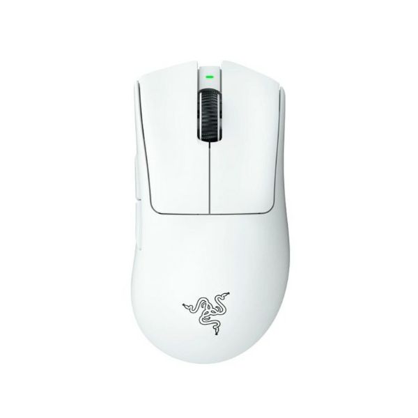 Razer DeathAdder V3 Pro - Ergonomic Wireless Gaming Mouse - White Edition - EU P