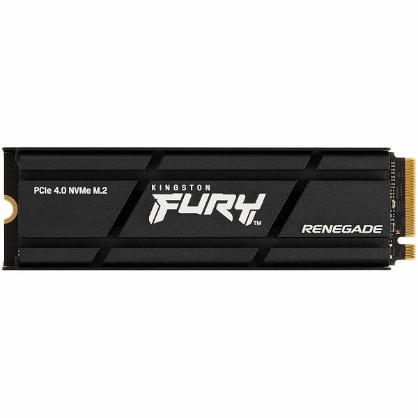 KINGSTON FURY Renegade 2TB SSD with Heatsink, M.2 2280, PCIe 4.0 NVMe, Read/Write 7300/7000MB/s, Random Read/Write: 1000K/1000K IOPS