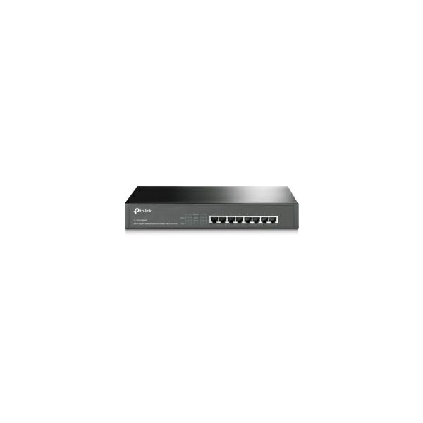 TP-Link 8-port Gigabit PoE+ preklopnik (Switch), 8×10/100/1000M RJ45 PoE ports, 802.3af/at, metalno kućište, 1U 13" (126W)