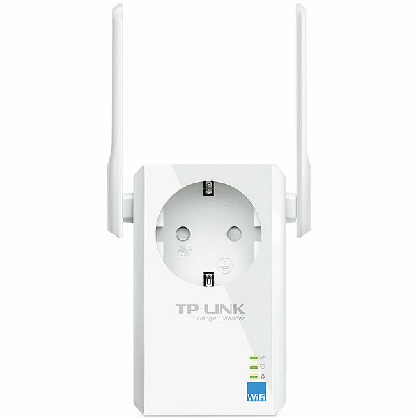 Repeater TP-Link TL-WA860RE, 300Mbps Wireless N Wall Plugged Range Extender with AC Passthrough, QCA(Atheros), 2T2R, 2.4GHz, 802.11n/g/b, Ranger Extender button, Range extender mode, with 2 fixed Ante