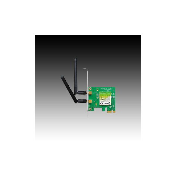 NIC TP-Link TL-WN881ND, PCI Express (x1) Adapter, 2,4GHz Wireless N 300Mbps, Detachable Omni Directional Antenna 2 x 2dBi (RP-SMA)