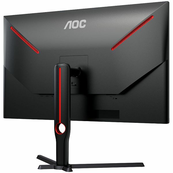 AOC Gaming U32G3X/BK - LED monitorgaming 32" (31.5" viewable) 3840 x 2160 4K UHD (2160p) @ 144 Hz IPS 1000:1 1 ms 2xHDMI 2xDisplayPort speakers black red