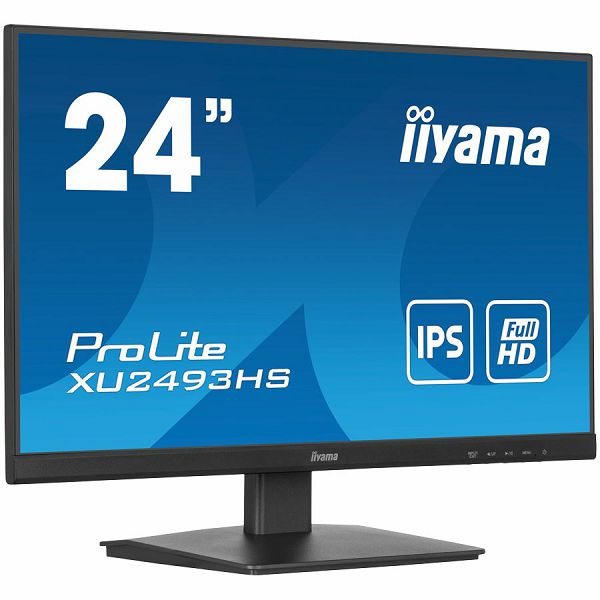 IIYAMA Monitor LED XU2493HS-B6 23.8" IPS 1920 x 1080 @100Hz  250 cd/m² 1300:1 0.5ms HDMI DP HDCP tilt