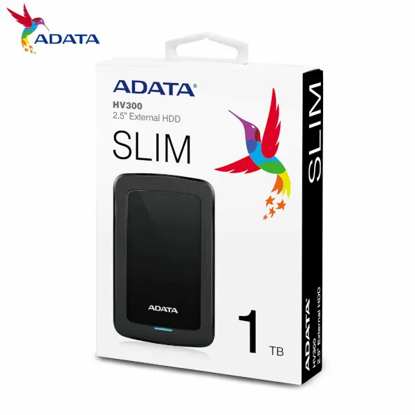 ADATA Ex HDD HV300, 1TB, usb3.2, crni