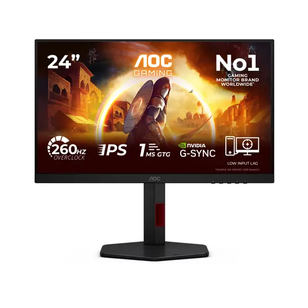 AOC 24G4ZR, 23,8, HDMI, DP 240Hz,HAS,zvuč