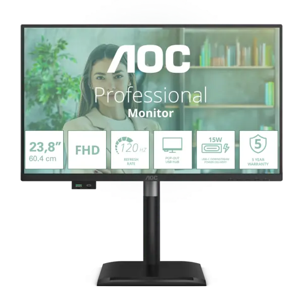 AOC 24P4U 23.8" IPS FHD 120Hz monitor