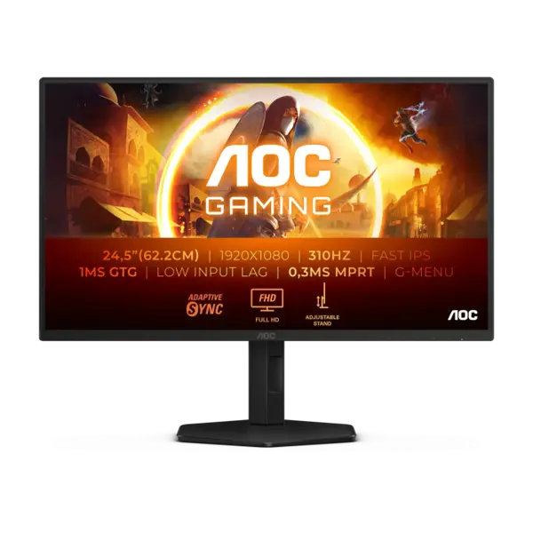 AOC Agon 25G4SXU 24,5" IPS FHD 310Hz 1ms USB3.2 gaming monitor