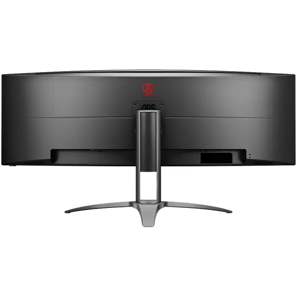 AOC Agon AG493UCX2 49" (48.8" viewable) Curved Gaming monitor, DQHD (5120x1440), 32:9, VA, 1800R, 165Hz, 4ms (GTG), 400 cd/m2, 3000:1, Adaptive Sync, HDR400, USB hub, 1x USB-C (DP Alt mode, PD 65W), 3