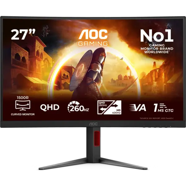 AOC Agon CQ27G4Z2 27" QHD 260/400Hz 1ms ukrivljen gaming monitor