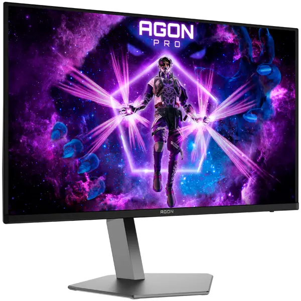 AOC Agon PRO AG326UD 31.5" QD-OLED Gaming Monitor, 4K UHD 3840x2160, 165Hz, 0.03ms, DisplayHDR 400, Adaptive Sync, G-Sync Compatible, 2x HDMI 2.1, 1x DP 1.4, USB hub, Full Ergo, Speakers