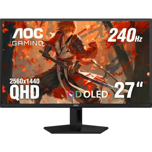 AOC LCD 27" QD-OLED, 240Hz, 16:9, DP