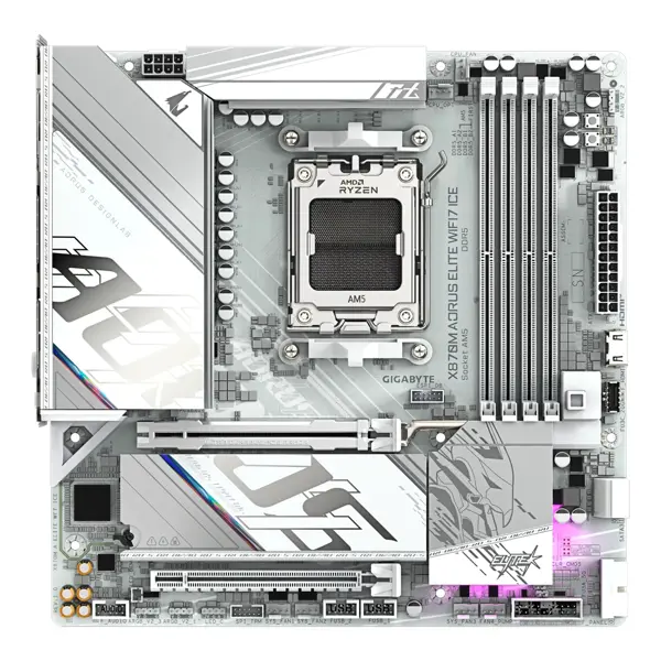 AORUS X870M ELITE WIFI7 ICE - motherboard - micro ATX - Socket AM5 - AMD X870