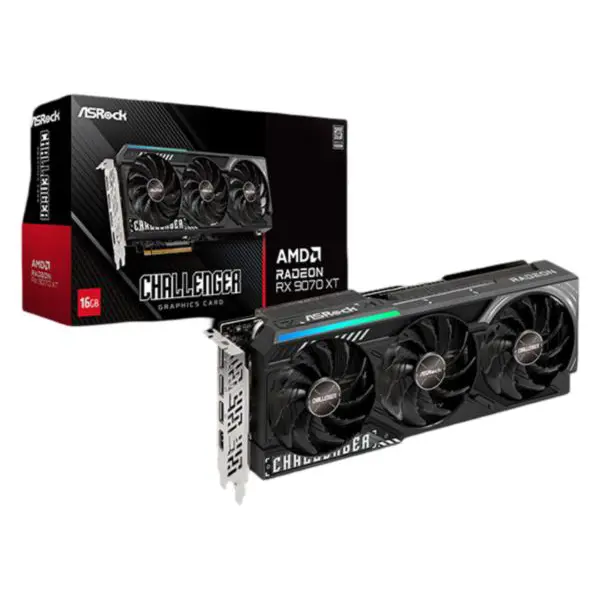Asrock Radeon RX 9070 XT Challenger 16GB, 16GB GDDR6