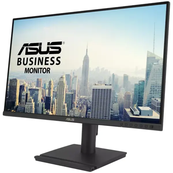 ASUS BE27AQ Business Monitor - 27, QHD (2560 x 1440), IPS, 75Hz, Frameless, Speakers, USB hub, HAS, Ergonomic Design, Eye Care, Low Blue Light, Flicker Free, Wall Mountable, Sustainability