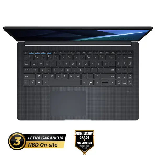ASUS ExpertBook B1 15,6" (39,62cm) FHD Intel Core 7 240H 16GB 1TB prenosni računalnik B1503CVA-WB150U4D0N